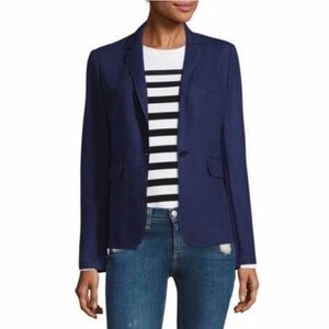 Rag & Bone Blue Wool Club  Navy Jacket Blazer 100% wool size 6